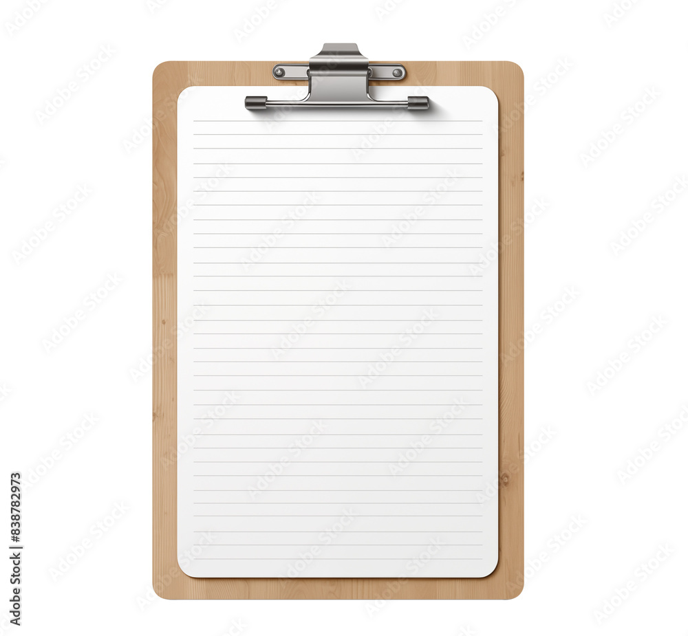 Blank paper clipboard isolated on transparent or white background, png. Blank paper clipboard isolated on transparent or white background, png.