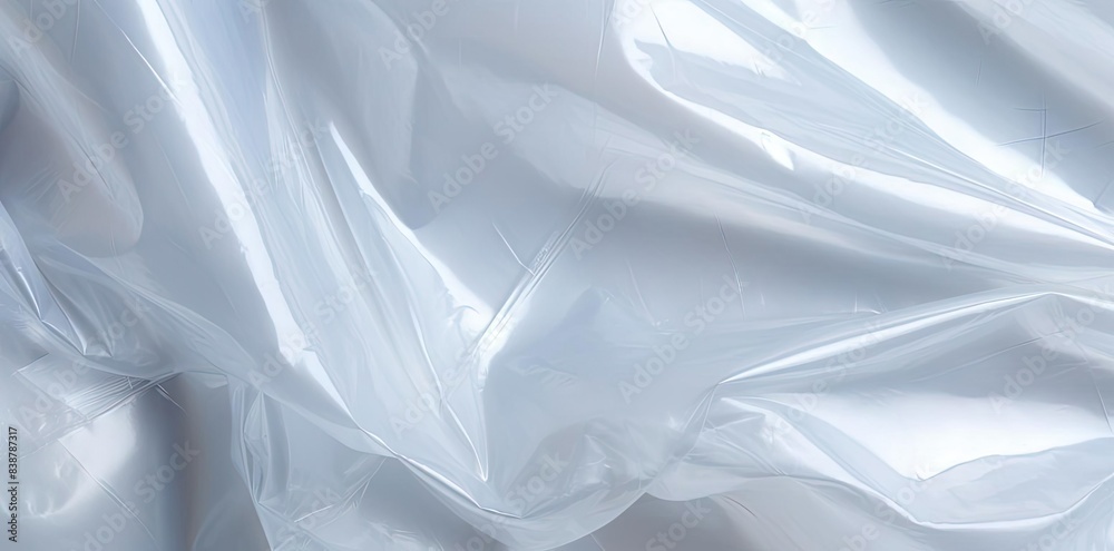 plastic wrap texture on a isolated background, with a red and white striped object in the foreground and a white object in the background plastic wrap texture on a isolated background, with a red and white striped object in the foreground and a white object in the background