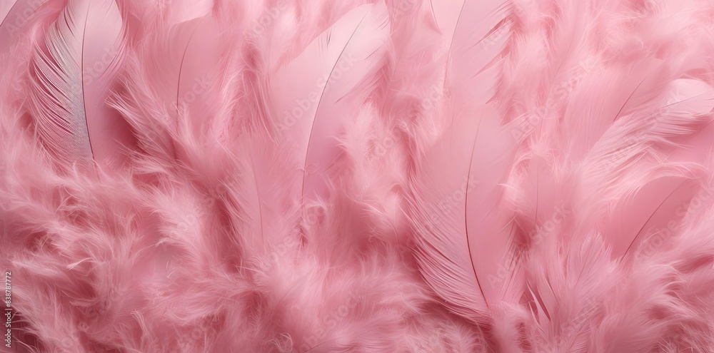 pink texture bg feathers on a pink background