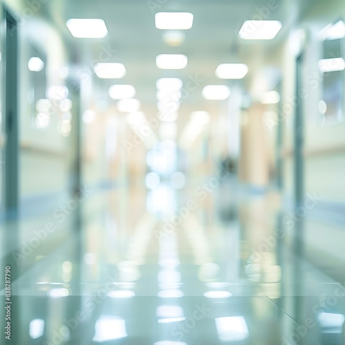 Wallpaper Mural Abstract blur luxury hospital corridor abstract medical background Torontodigital.ca