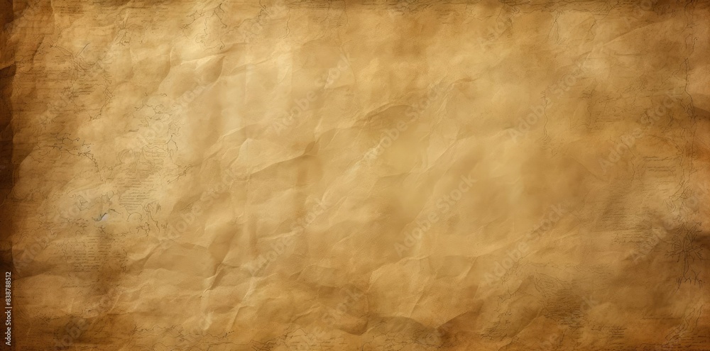 parchment textured paper on a brown background parchment textured paper on a brown background