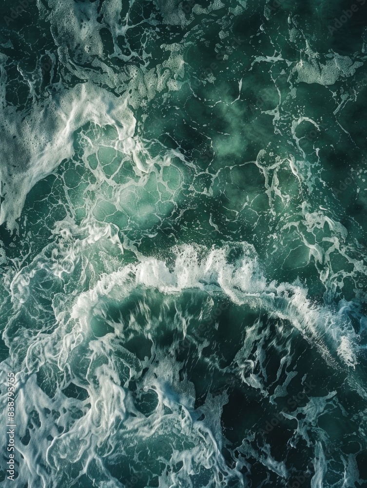 Obraz premium Coastline from above