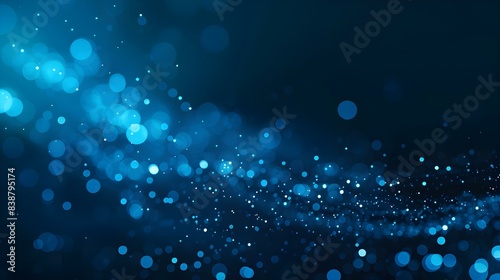 Stylish blue technology lights background