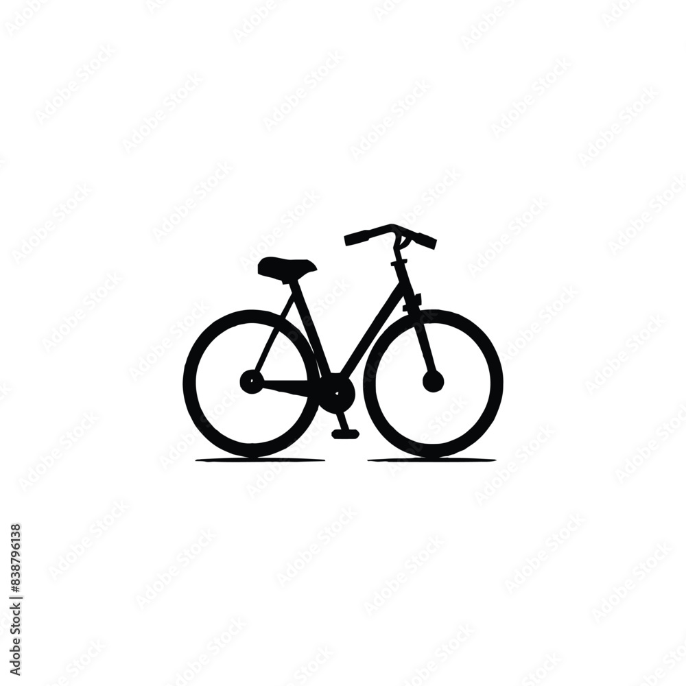 Fototapeta premium Vector Silhouetted White Background