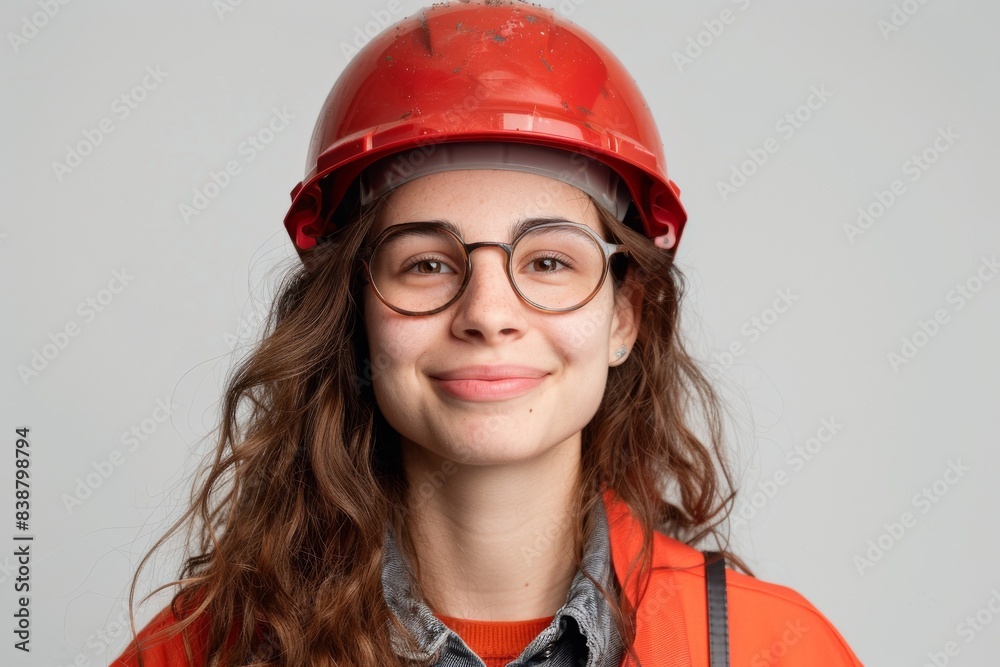 Beautiful blonde young adult woman in a jeans cap and casual denim overalls outfit smiling portrait shots on white background in a studio. Beautiful blonde young adult woman in a jeans cap and casual denim overalls outfit smiling portrait shots on white background in a studio.