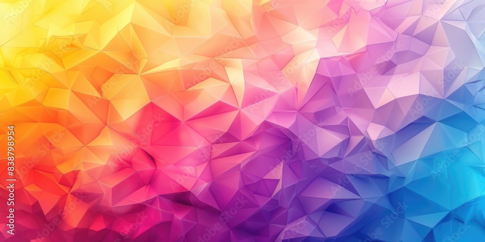 Multicolored Triangular Pattern Multicolored Triangular Pattern