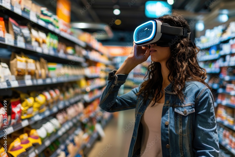 Virtual reality shopping, using VR glasses to browse and select products in a digitally enhanced marketplace Virtual reality shopping, using VR glasses to browse and select products in a digitally enhanced marketplace