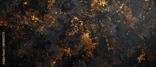 gold and black texture background, dark colors, Ai generated Images