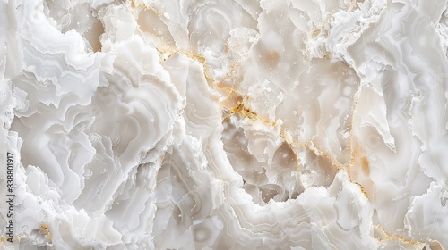 White and gold marble texture