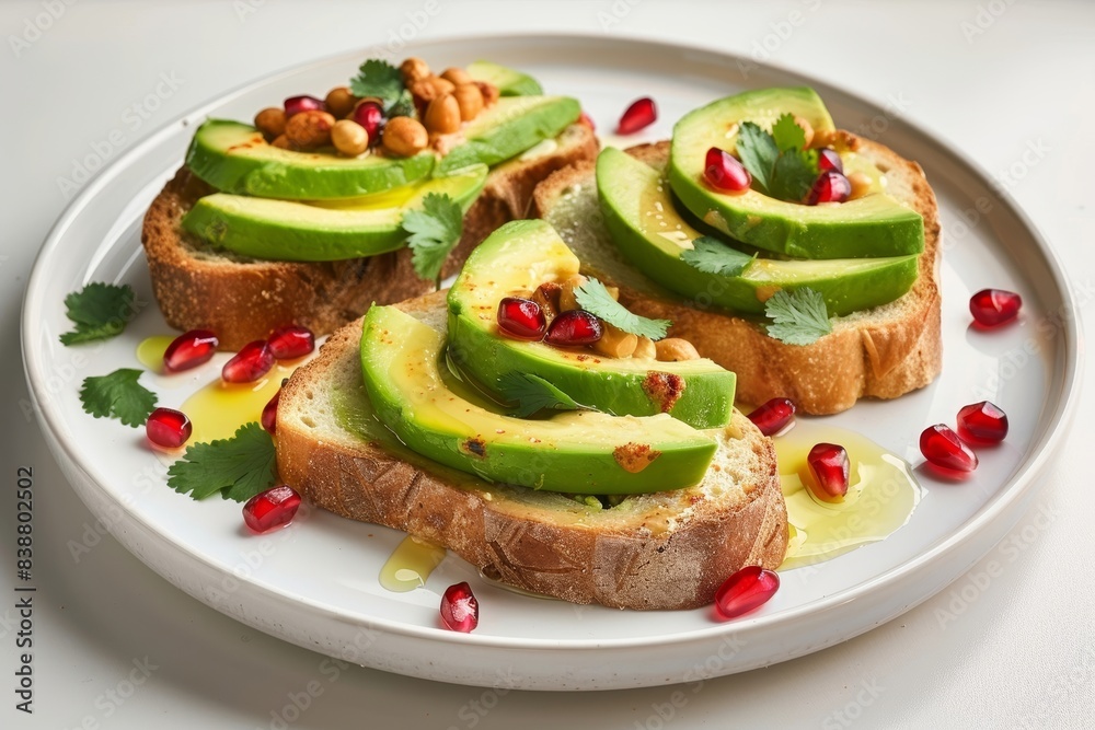 Delicious Avocado and Spicy Peanut Chutney Bruschetta Delicious Avocado and Spicy Peanut Chutney Bruschetta