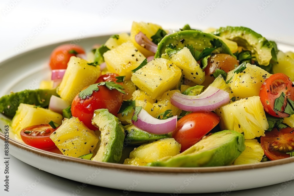 Mouthwatering Avocado and Pineapple Salsa with a Zesty Kick