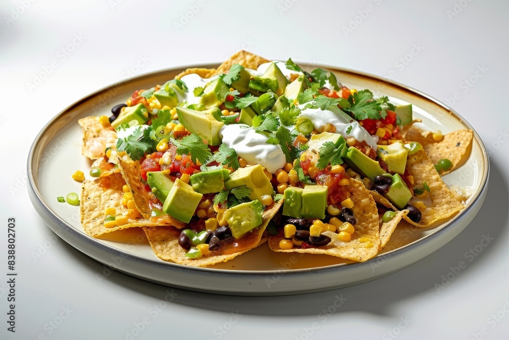 Heavenly Avocado and Corn Tostaditas with Tender Black Beans and Crisp Tortilla Chips Heavenly Avocado and Corn Tostaditas with Tender Black Beans and Crisp Tortilla Chips