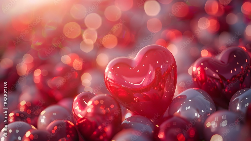 Red heart balloons Red heart balloons
