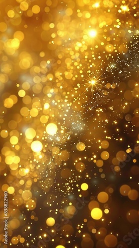 Sparkling gold lights background 