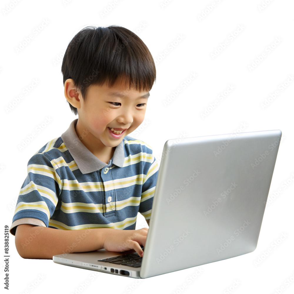 child with laptop child with laptop