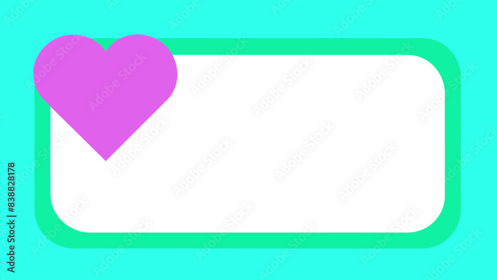 Frame with a heart shape and purple hues, copy space Frame with a heart shape and purple hues, copy space