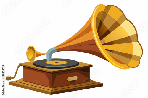 gramophone vector illustration
