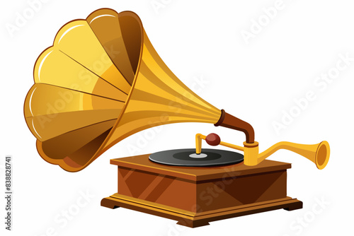 gramophone vector illustration