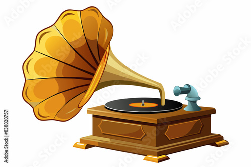 gramophone vector illustration