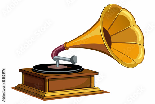 gramophone vector illustration