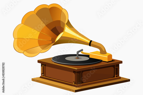 gramophone vector illustration