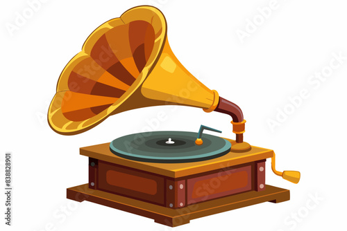 gramophone vector illustration