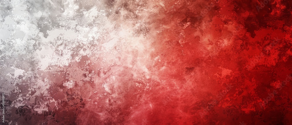 Naklejka premium Red and white texture background with dark colors, Ai generated Images