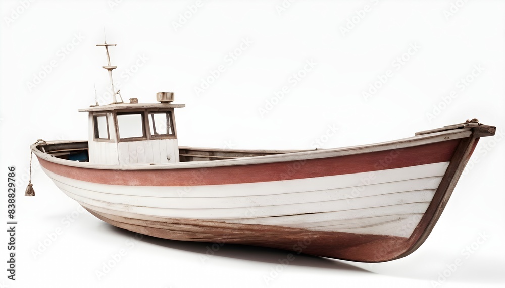 Boat isolated on white background