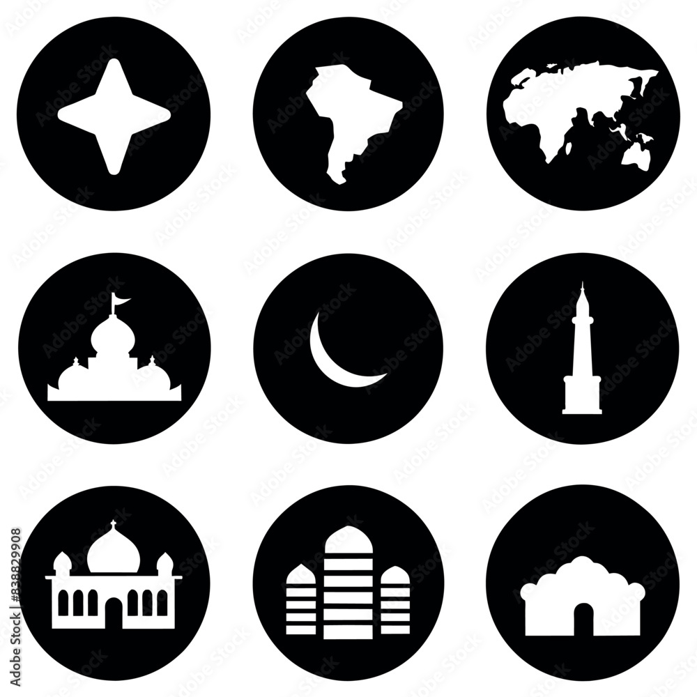 This the set of social media post icon vector illustration, a set of social media icon flat style This the set of social media post icon vector illustration, a set of social media icon flat style