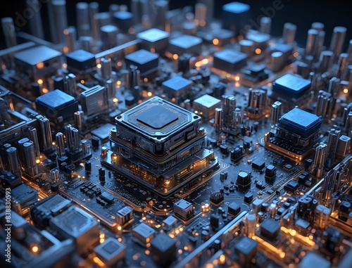 Microprocessor Chipset Architecture with AI Robot Integration