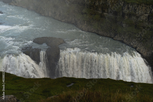 Gullfoss water fall in Iceland.