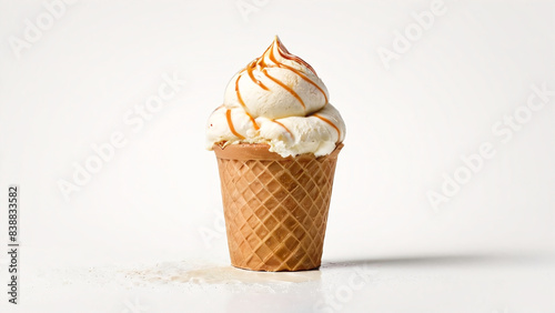 Ice Cream Delight isolated on white background