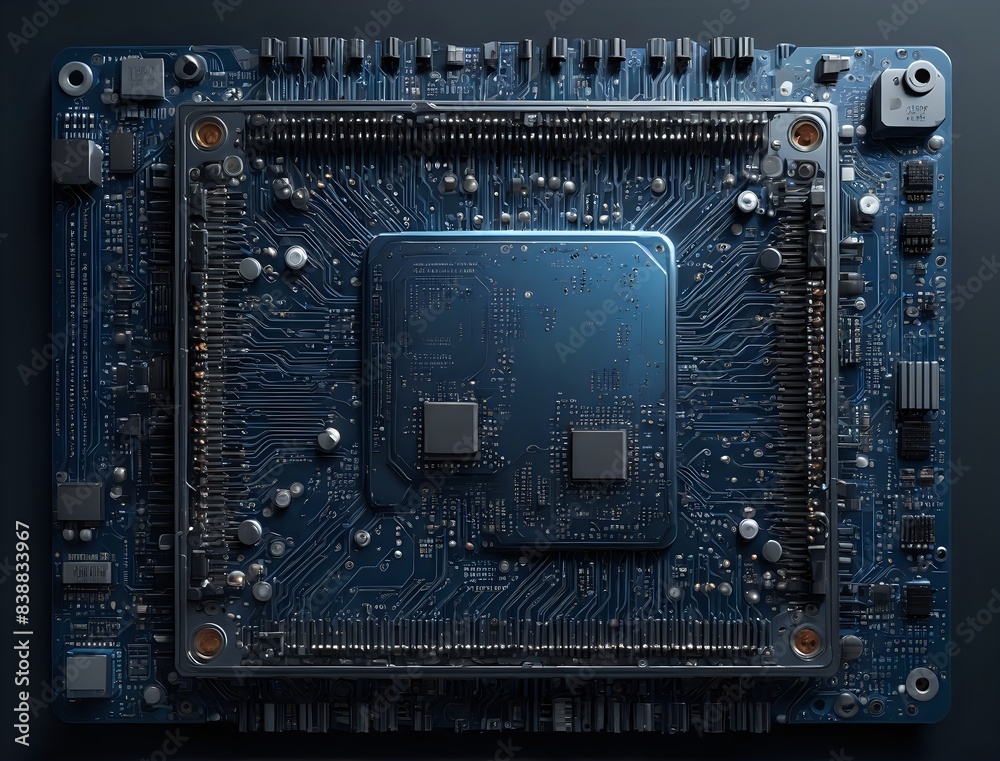 Fototapeta premium AI-Powered Chipset: The Future of Technology