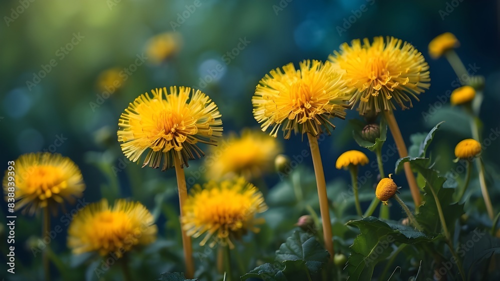 dandelions in the grass dandelions in the grass