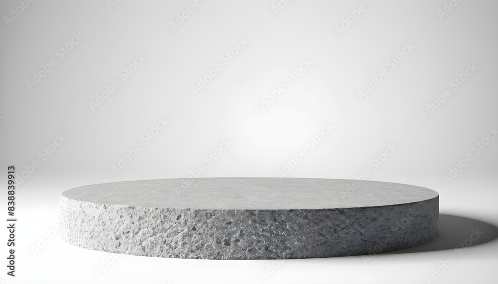 Stone Rock Podium Isolated on white background Stone Rock Podium Isolated on white background