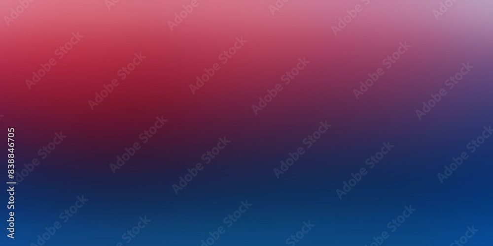 Fototapeta premium Blue to red gradient background with noise texture, vibrant contrast,Blurred Gradient