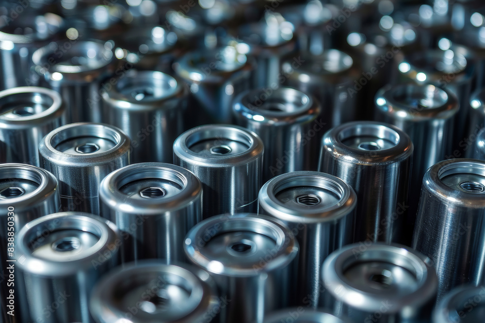 Visual representation of nickel's critical role in making durable stainless steel and efficient rechargeable batteries.. AI generated. Visual representation of nickel's critical role in making durable stainless steel and efficient rechargeable batteries.. AI generated.