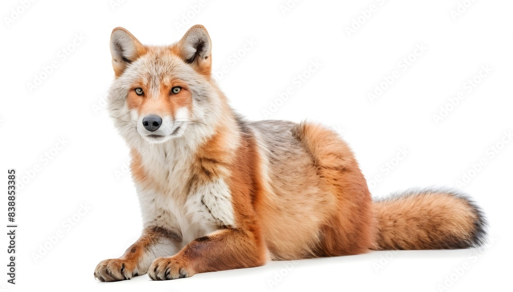 Fox isolated on white background Fox isolated on white background
