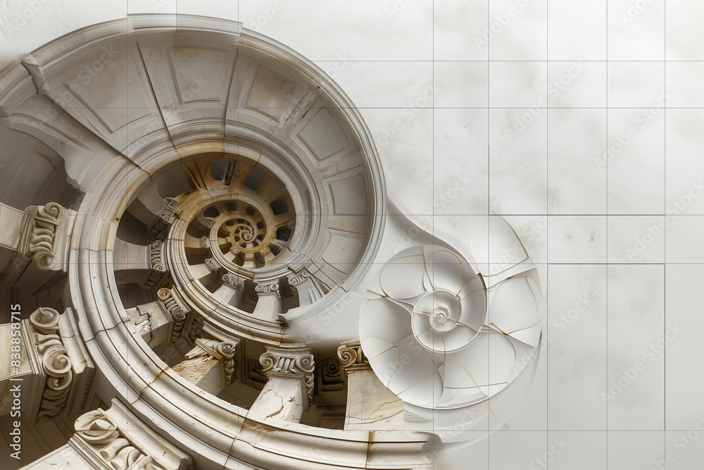 Fototapeta premium abstract architectural background