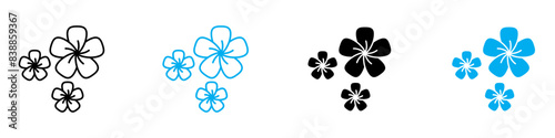 Araliya Flower Icon for Botanical Art, Floral Design, and Natural Beauty