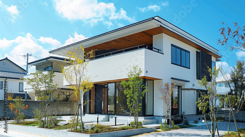 新築の豪華な戸建住宅