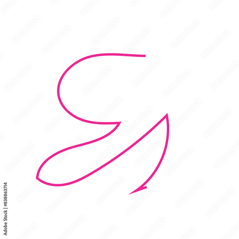 Abstract squiggly lines vector Abstract squiggly lines vector