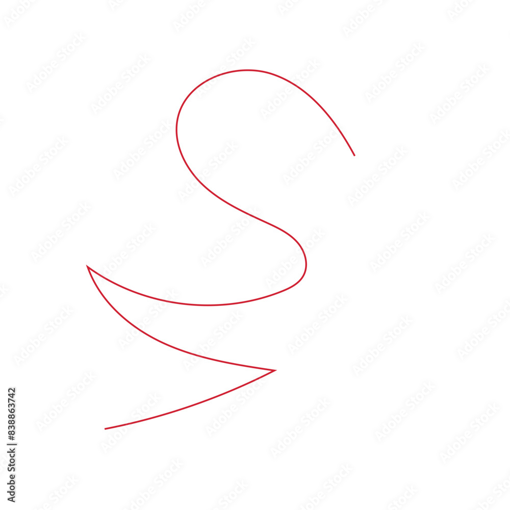 Abstract squiggly lines vector Abstract squiggly lines vector
