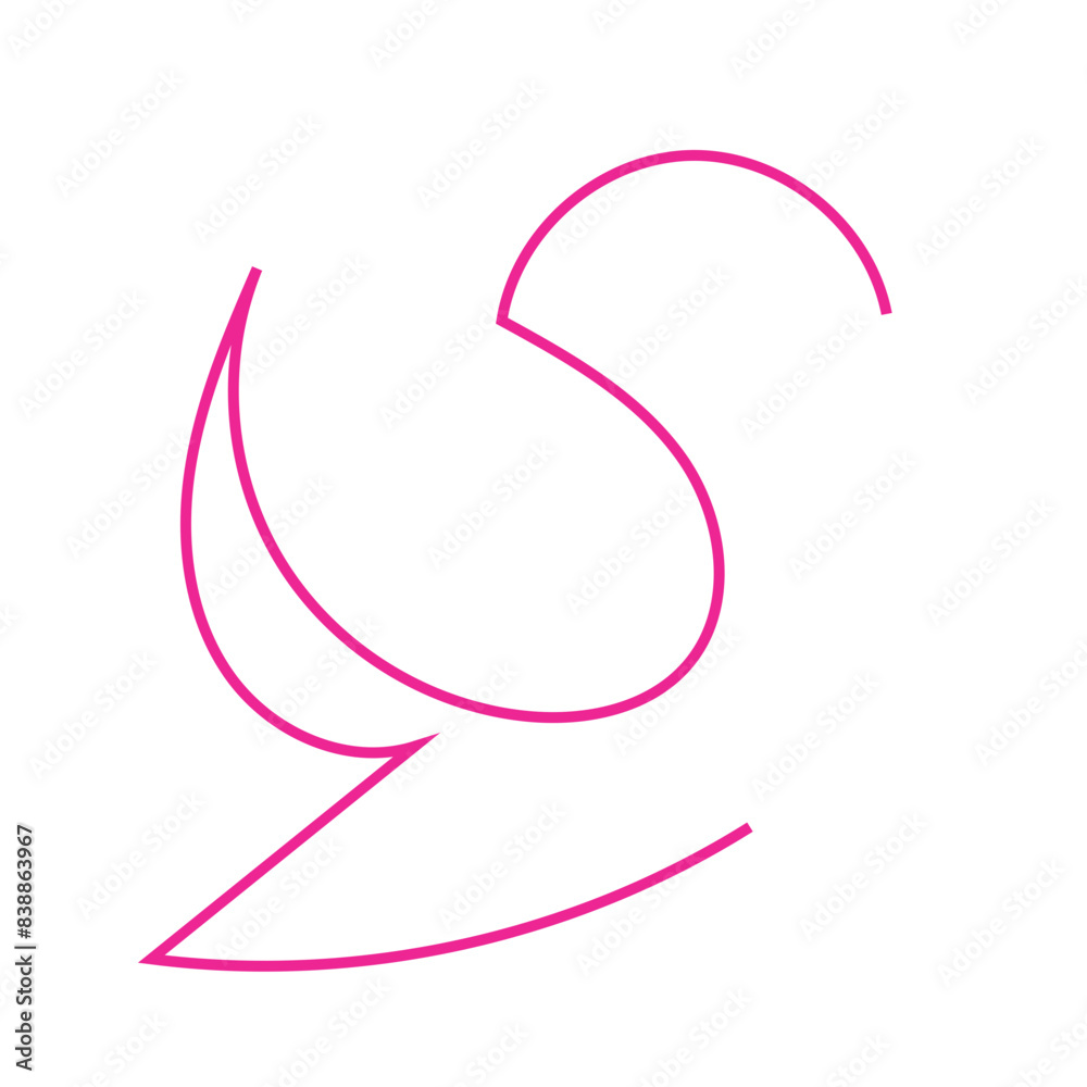 Abstract squiggly lines vector Abstract squiggly lines vector