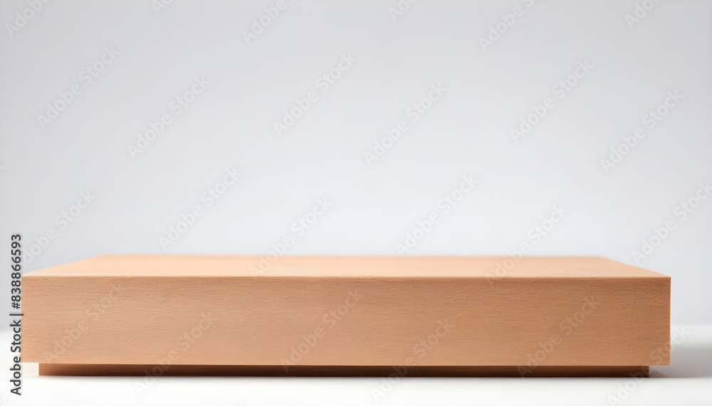 wood podium product isolated on white wood podium product isolated on white