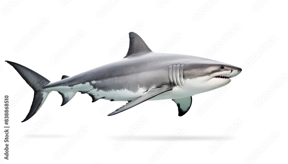 Shark isolated on white background Shark isolated on white background