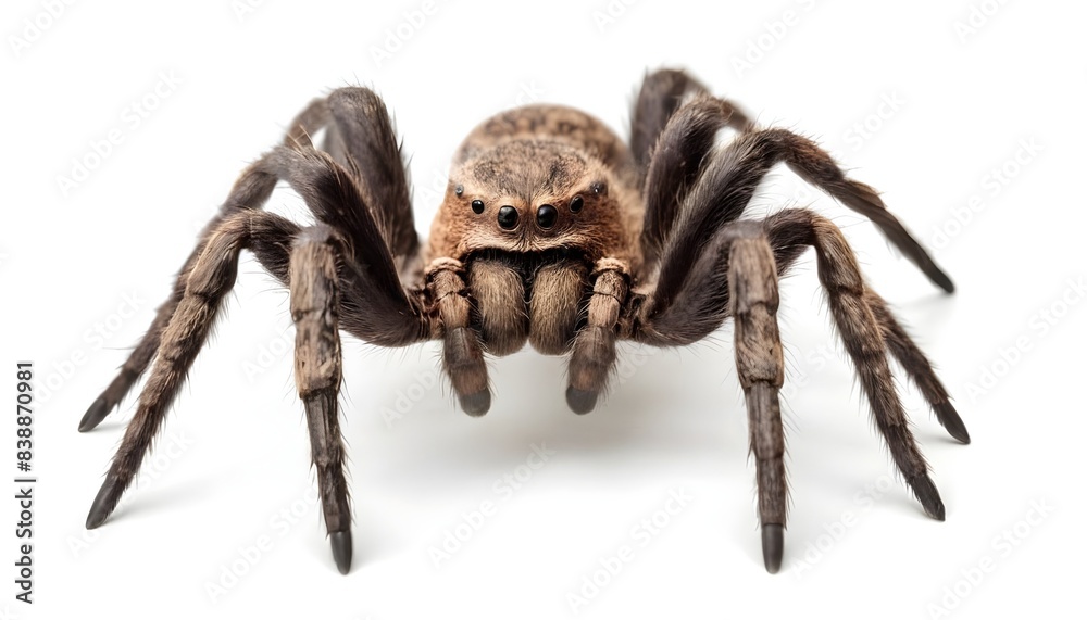 Tarantula isolated on white background Tarantula isolated on white background