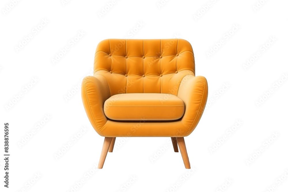 Fototapeta premium Enchanted Caramel Throne on a White or Clear Surface PNG Transparent Background.