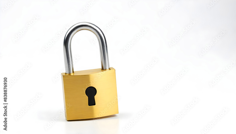 Padlock isolated on white background Padlock isolated on white background