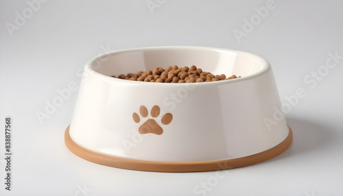 pet food isolated on white background
